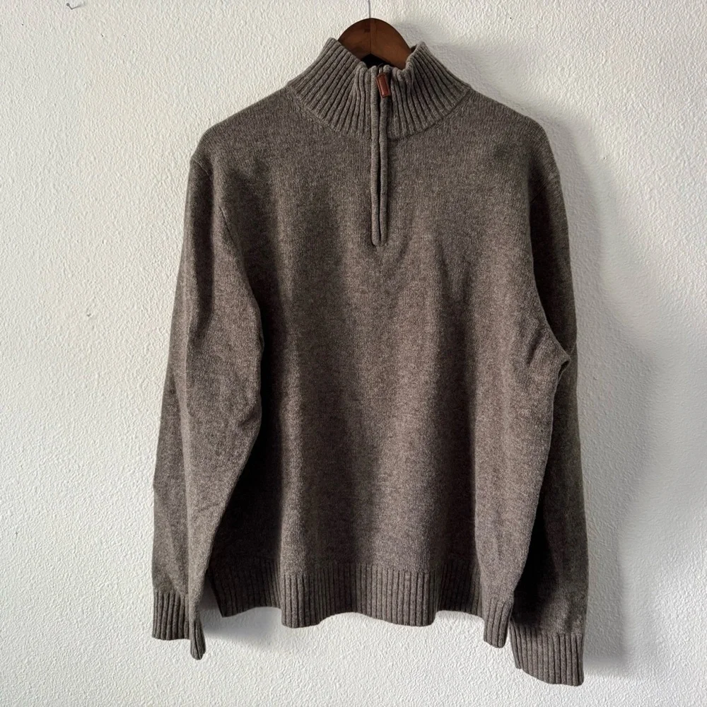 J Crew Mens Wool Preppy Sweater Old Money Minimalist XL Classic Unisex